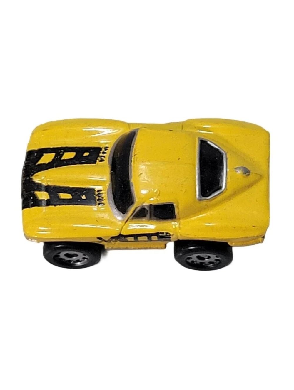 Micro Machines Galoob ‘64 Chevy Corvette Yellow Vette Vintage Toy Car